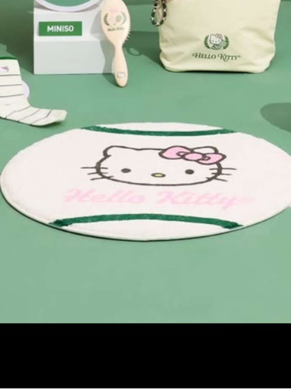NWT Limited Edition Miniso Sanrio Hello Kitty tennis floor mat